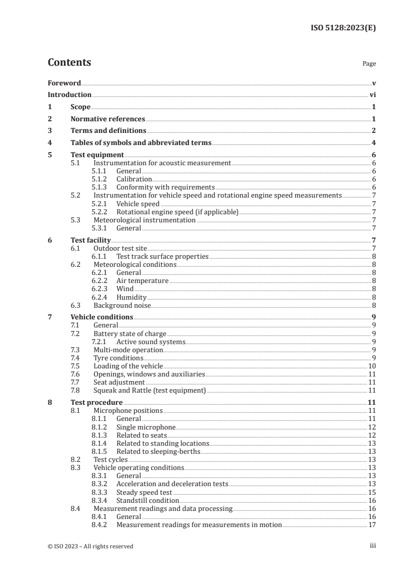 ISO 5128:2023 - Acoustics — Measurement of interior vehicle noise
Released:9/30/2023