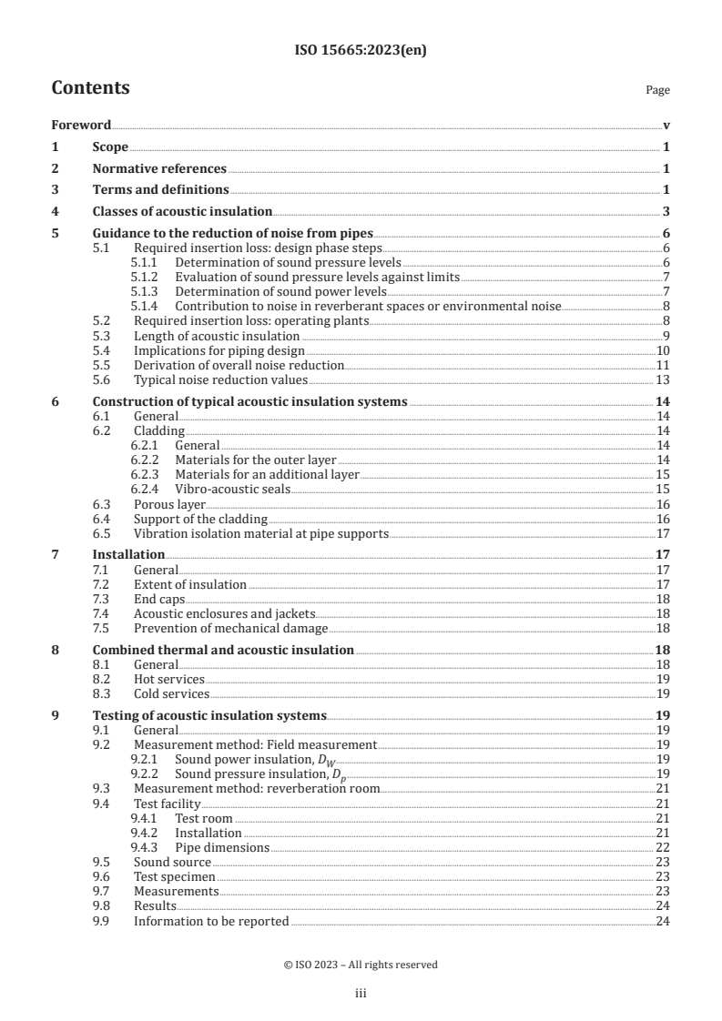 ISO 15665:2023 - Acoustics — Acoustic insulation for pipes, valves and flanges
Released:18. 12. 2023