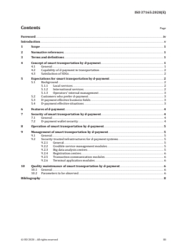 ISO 37165:2020 - Smart community infrastructures — Guidance on smart transportation with the use of digitally processed payment (d-payment)
Released:9/24/2020 - Page 3 preview
