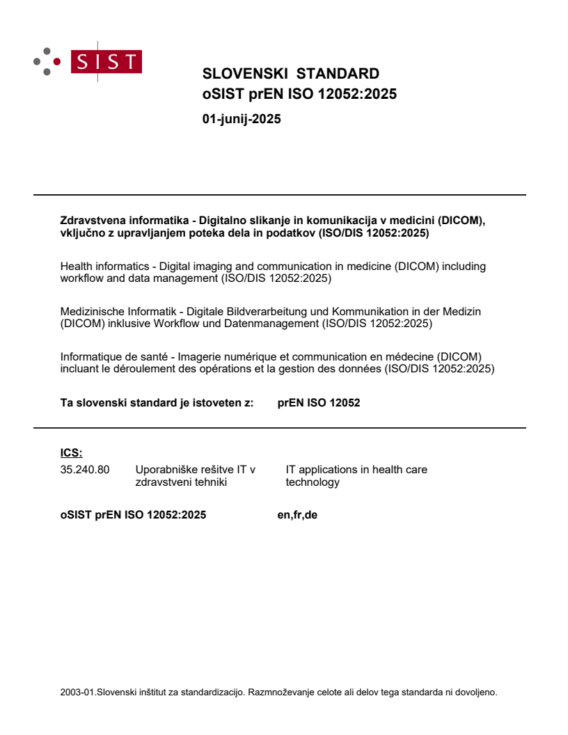 prEN ISO 12052:2025 - BARVE