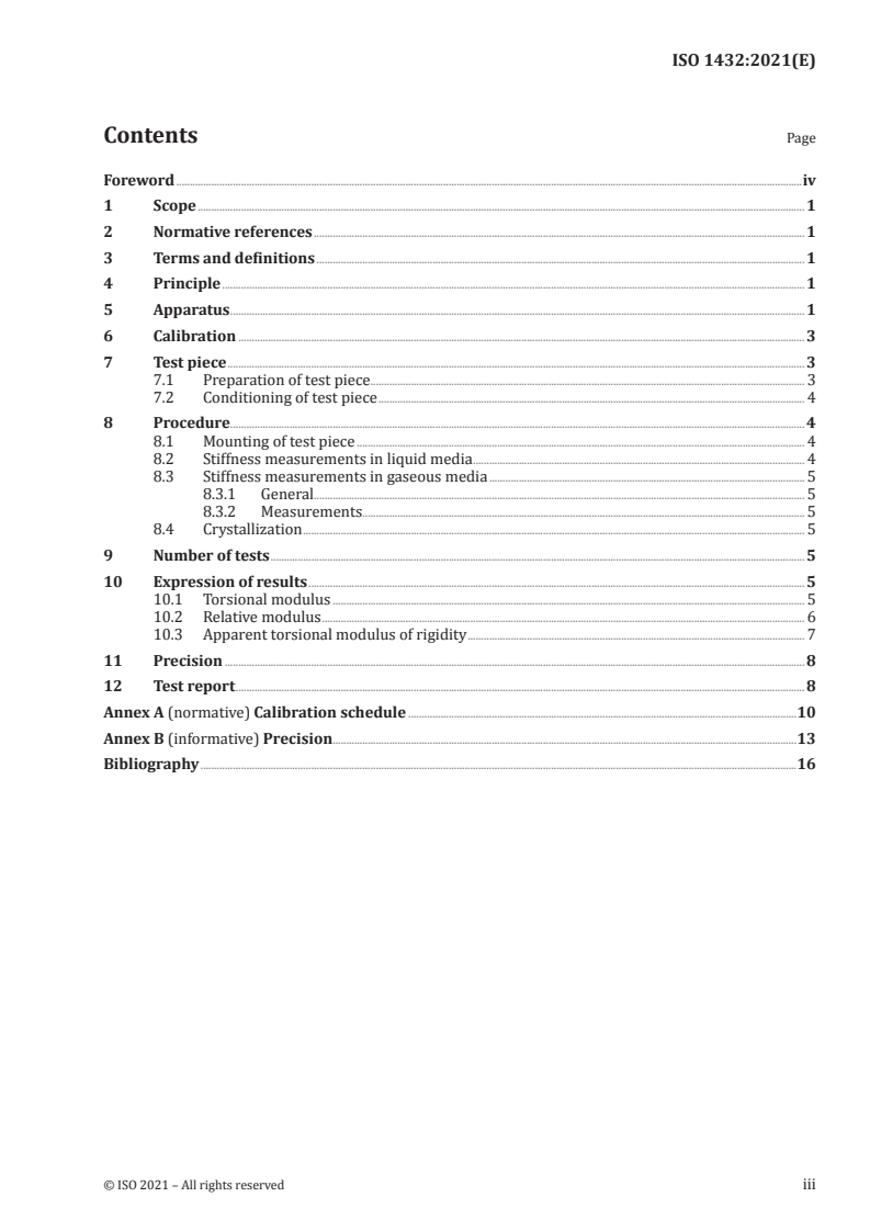 ISO 1432:2021 ISO 1432:2021 - Rubber, vulcanized or thermoplastic — Determination of low-temperature stiffening (Gehman test)
Released:3/19/2021