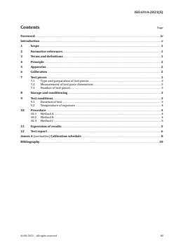 ISO 6914:2021 ISO 6914:2021 - Rubber, vulcanized or thermoplastic — Determination of ageing characteristics by measurement of stress relaxation in tension
Released:2/15/2021 - Page 3 preview
