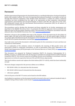 ISO 717-1:2020 - Acoustics — Rating of sound insulation in buildings and of building elements — Part 1: Airborne sound insulation
Released:12/2/2020 - Page 4 preview