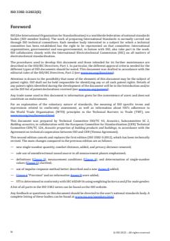 ISO 3382-3:2022 ISO 3382-3:2022 - Acoustics — Measurement of room acoustic parameters — Part 3: Open plan offices
Released:1/3/2022 - Page 4 preview