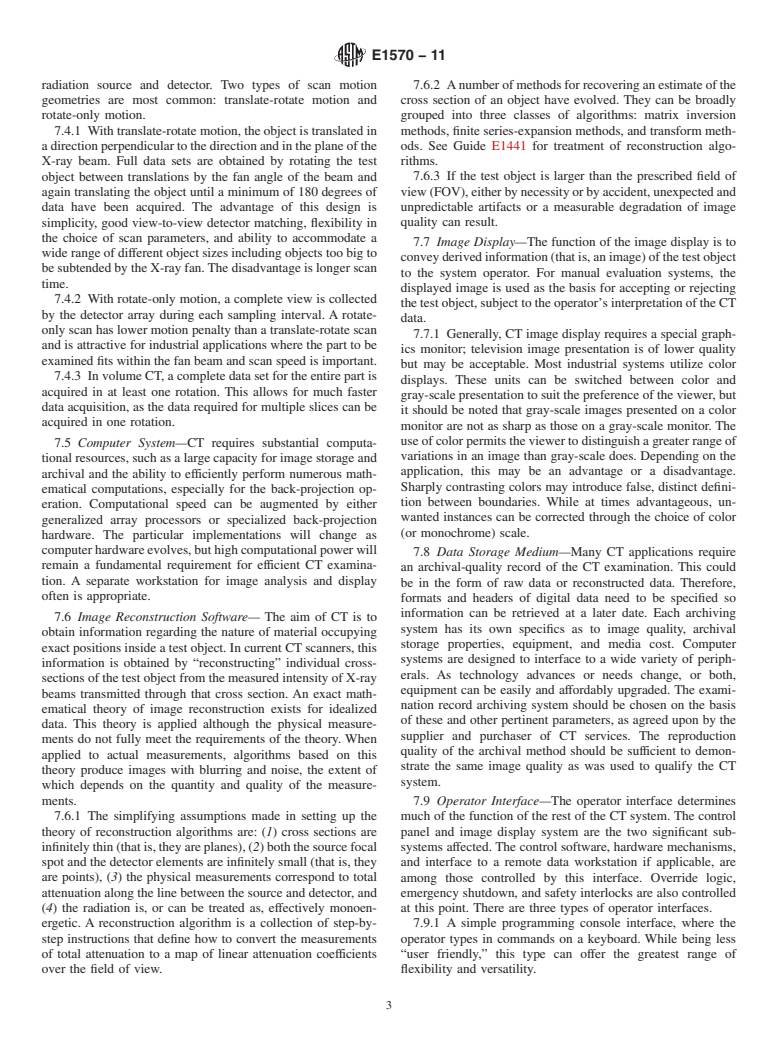 ASTM E1570-11 - Standard Practice for Computed Tomographic (CT) Examination