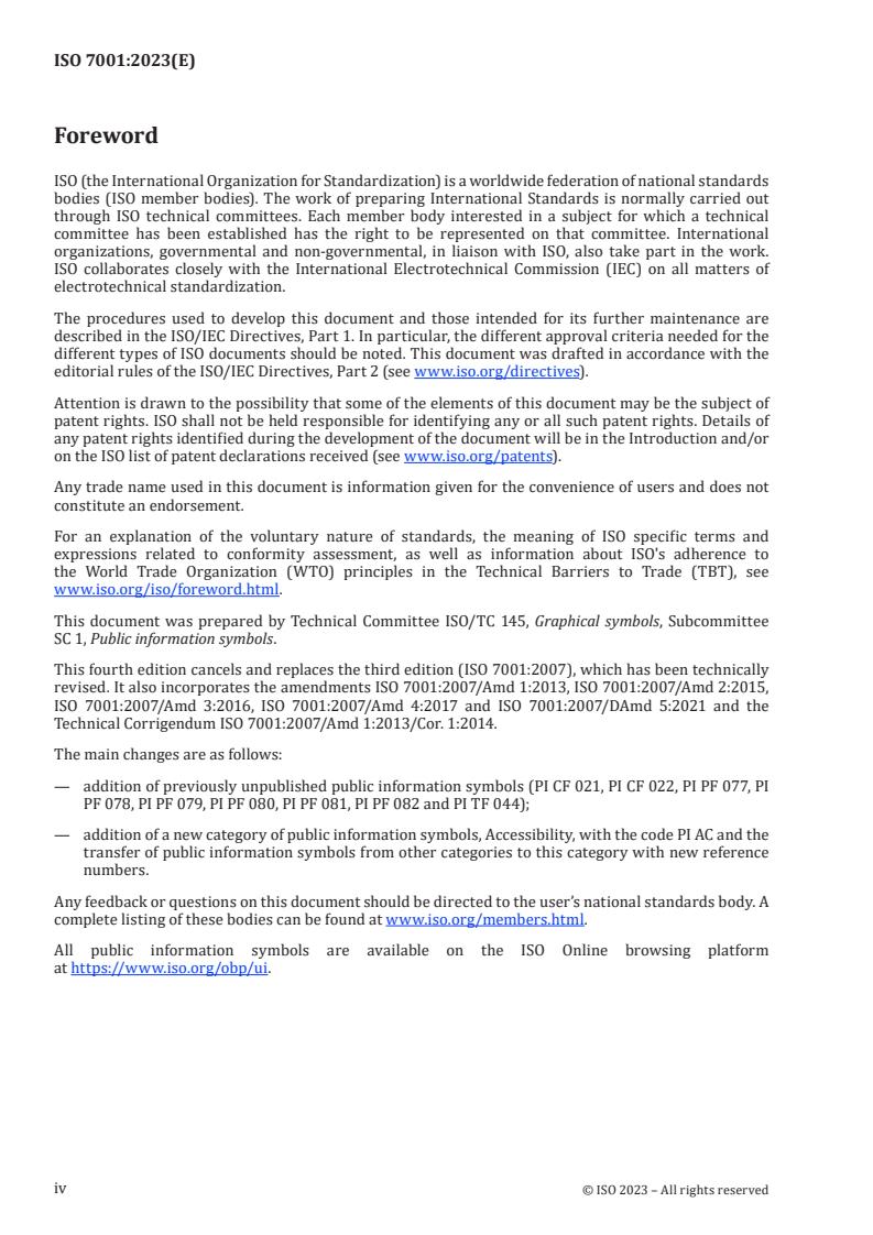 ISO 7001:2023 - Graphical symbols — Registered public information symbols
Released:2/6/2023 - Page 4 preview