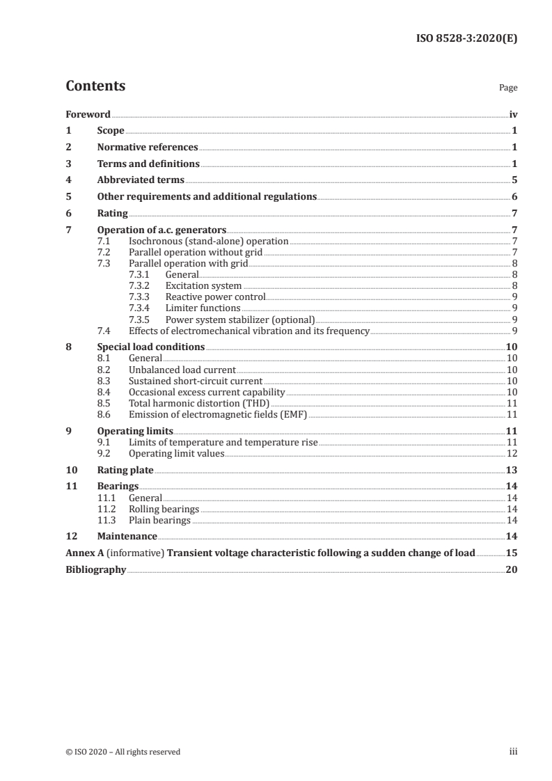 ISO 8528-3:2020 ISO 8528-3:2020 - Reciprocating internal combustion engine driven alternating current generating sets — Part 3: Alternating current generators for generating sets
Released:10/16/2020