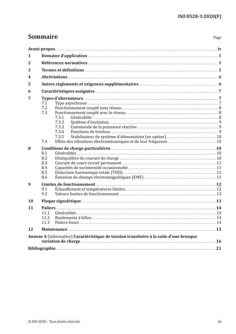 ISO 8528-3:2020 ISO 8528-3:2020 - Groupes électrogènes à courant alternatif entraînés par moteurs alternatifs à combustion interne — Partie 3: Alternateurs pour groupes électrogènes
Released:10/16/2020