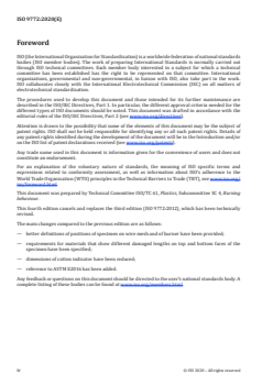 ISO 9772:2020 - Cellular plastics — Determination of horizontal burning characteristics of small specimens subjected to a small flame
Released:11/24/2020 - Page 4 preview