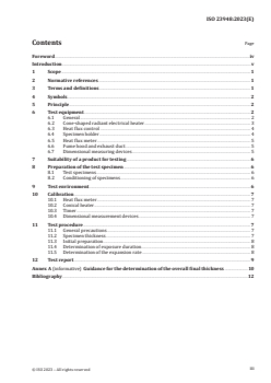 ISO 23948:2023 ISO 23948:2023 - Plastics — Intumescence properties of PVC materials and products — Test method for the measurement of expansion with the cone calorimeter
Released:1. 11. 2023 - Page 3 preview