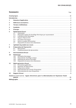 ISO 23948:2023 ISO 23948:2023 - Plastiques — Propriétés d'intumescence des matériaux et produits en PVC — Méthode d’essai pour mesurer l’expansion à l’aide d'un calorimètre à cône
Released:1. 11. 2023 - Page 3 preview