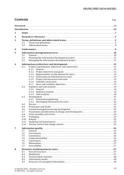 ISO/IEC/IEEE 26514:2022 ISO/IEC/IEEE 26514:2022 - Systems and software engineering — Design and development of information for users
Released:1/14/2022 - Page 3 preview