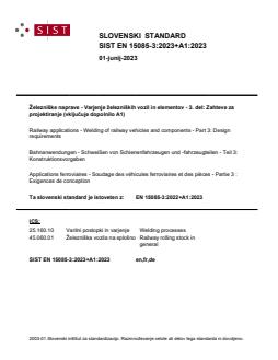 SIST EN 15085-3:2023+A1:2023 SIST EN 15085-3:2023+A1:2023 - Page 1 preview