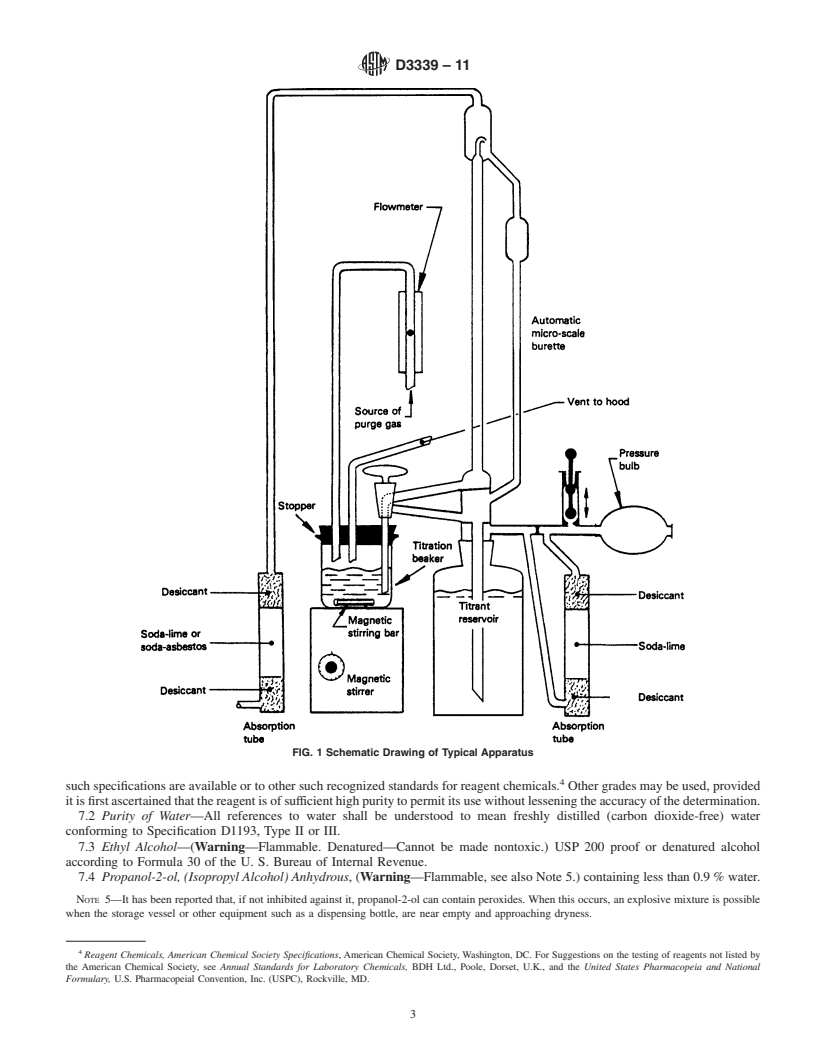 REDLINE ASTM D3339-11 - Standard Test Method for Acid Number of Petroleum Products by Semi-Micro Color Indicator Titration