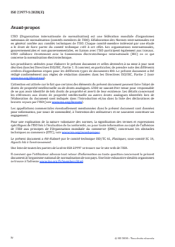 ISO 23977-1:2020 - Plastiques — Détermination de la biodégradation aérobie des matériaux plastiques exposés à l'eau de mer — Partie 1: Méthode par analyse du dioxyde de carbone libéré
Released:11/30/2021 - Page 4 preview