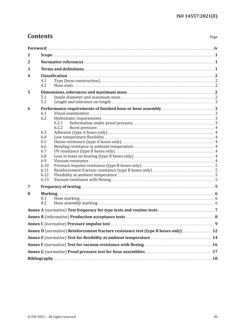 ISO 14557:2021 - Fire-fighting hoses — Rubber and plastics suction hoses and hose assemblies
Released:4/16/2021