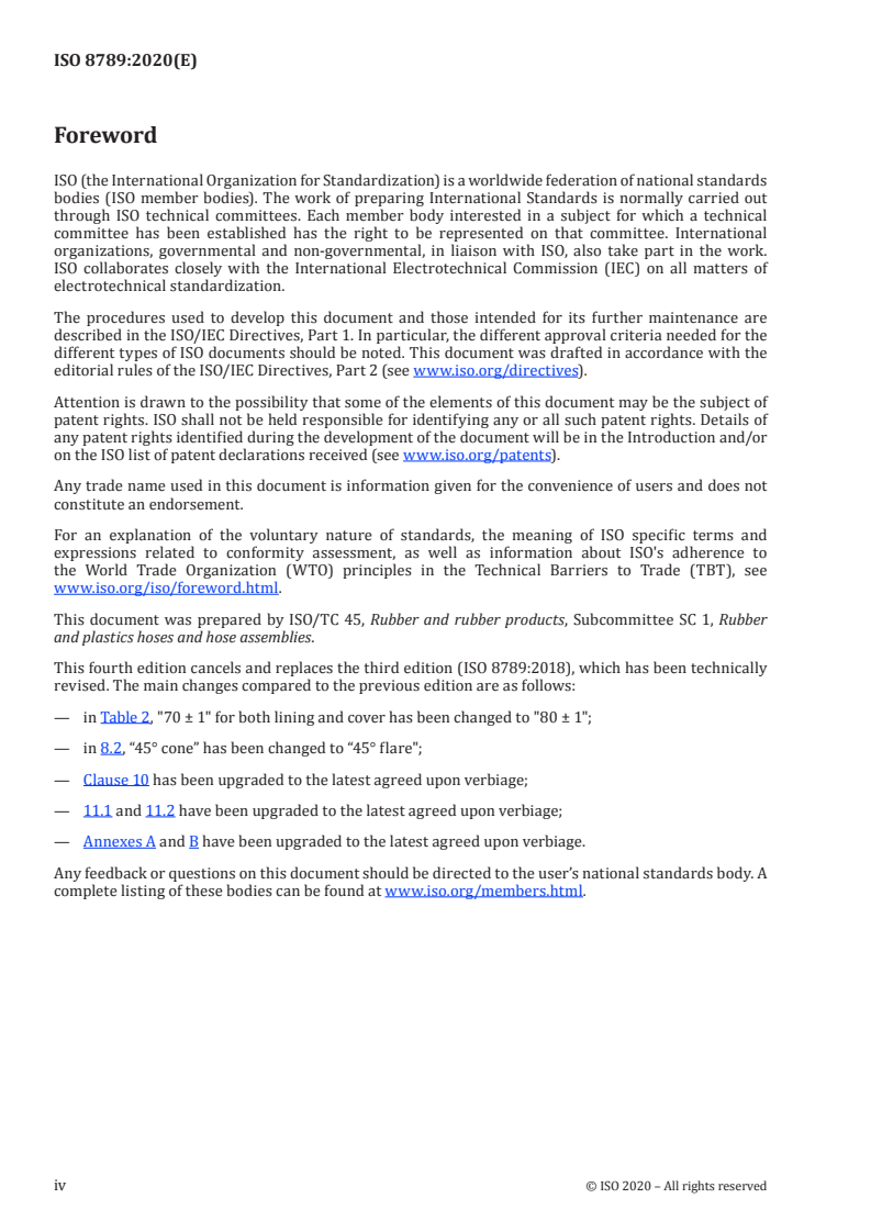ISO 8789:2020 ISO 8789:2020 - Rubber hoses and hose assemblies for liquefied petroleum gas in motor vehicles — Specification
Released:1/8/2020 - Page 4 preview