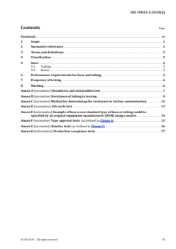 ISO 19013-1:2019 - Rubber hoses and tubing for fuel circuits for internal combustion engines — Specification — Part 1: Diesel fuels
Released:7/16/2019 - Page 3 preview