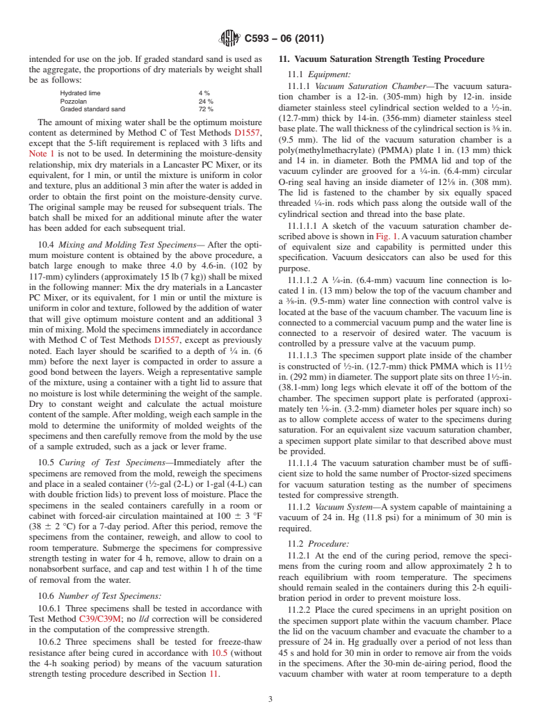 ASTM C593-06(2011) - Standard Specification for Fly Ash and Other Pozzolans for Use With Lime for Soil Stabilization