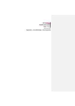 ISO 24553:2023 REDLINE ISO 24553:2023 - Ergonomics — Accessible design — Ease of operation
Released:10/3/2022 - Page 1 preview