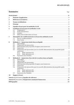 ISO 6450:2021 ISO 6450:2021 - Supports textiles revêtus de caoutchouc ou de plastique — Détermination de la résistance aux liquides
Released:9/15/2021 - Page 3 preview