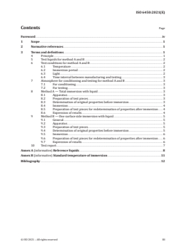 ISO 6450:2021 ISO 6450:2021 - Rubber- or plastics-coated fabrics — Determination of resistance to liquids
Released:9/15/2021 - Page 3 preview