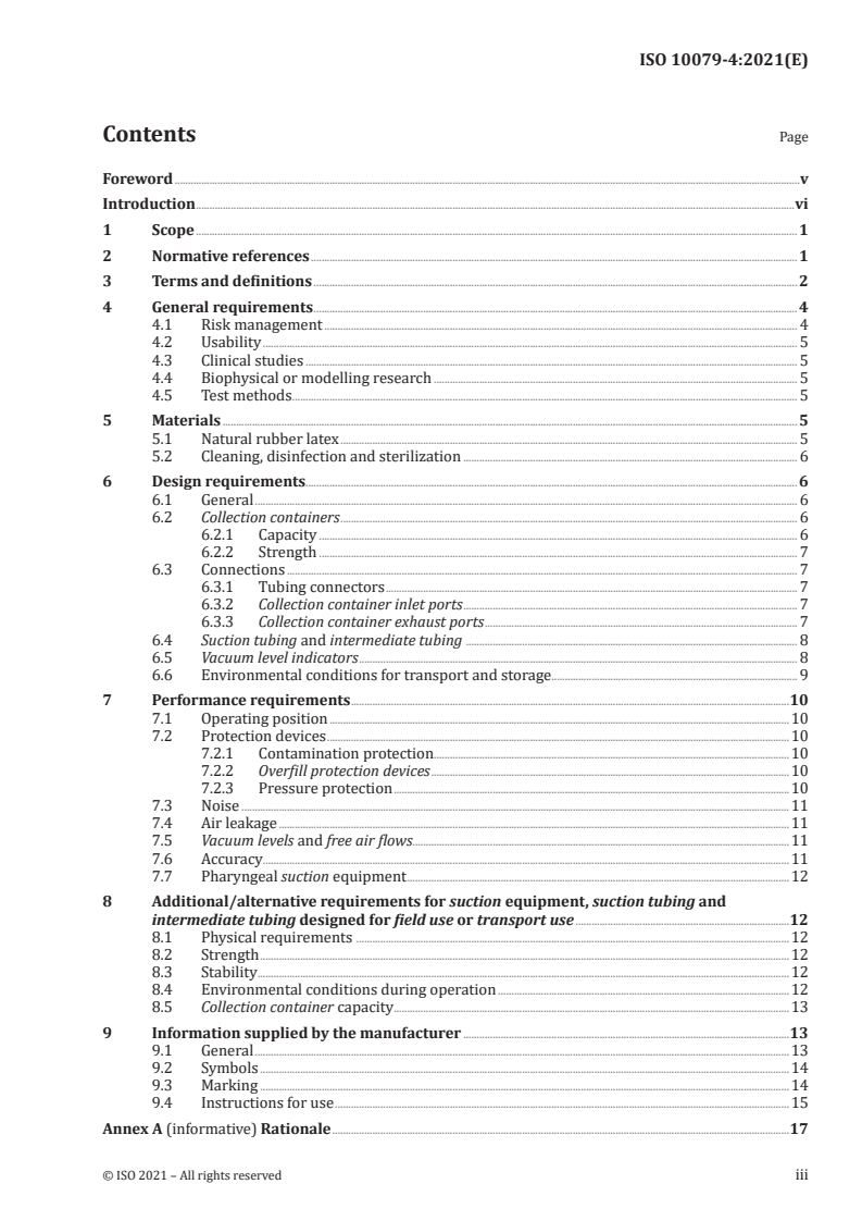 ISO 10079-4:2021 - Medical suction equipment — Part 4: General requirements
Released:8/30/2021