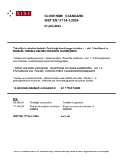 SIST EN 17134-1:2024 - Page 1 preview
