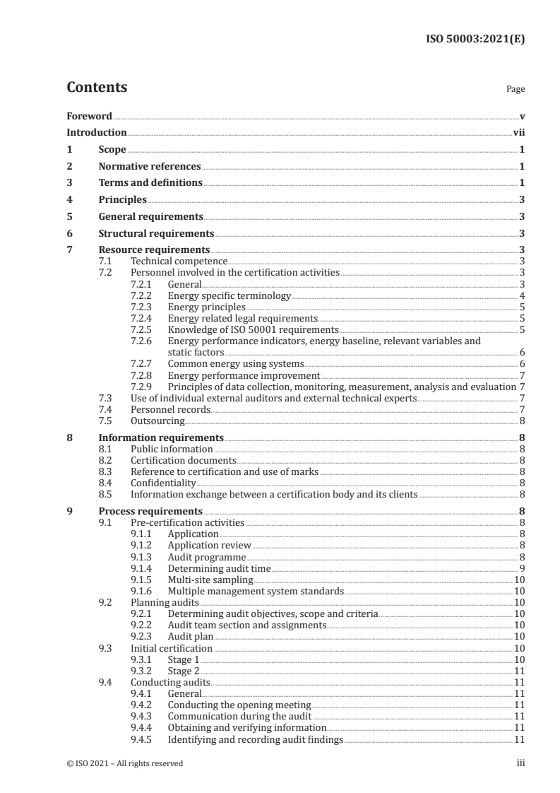 ISO 50003:2021 - Energy management systems — Requirements for bodies providing audit and certification of energy management systems
Released:5/4/2021