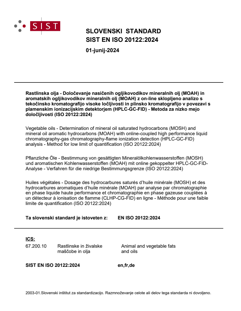 EN ISO 20122:2024 - BARVE