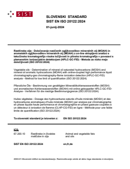 EN ISO 20122:2024 - BARVE - Page 1 preview