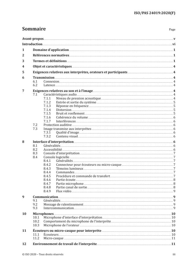ISO/PAS 24019:2020 - Plateformes de distribution d’interprétation simultanée -- Exigences et recommandations