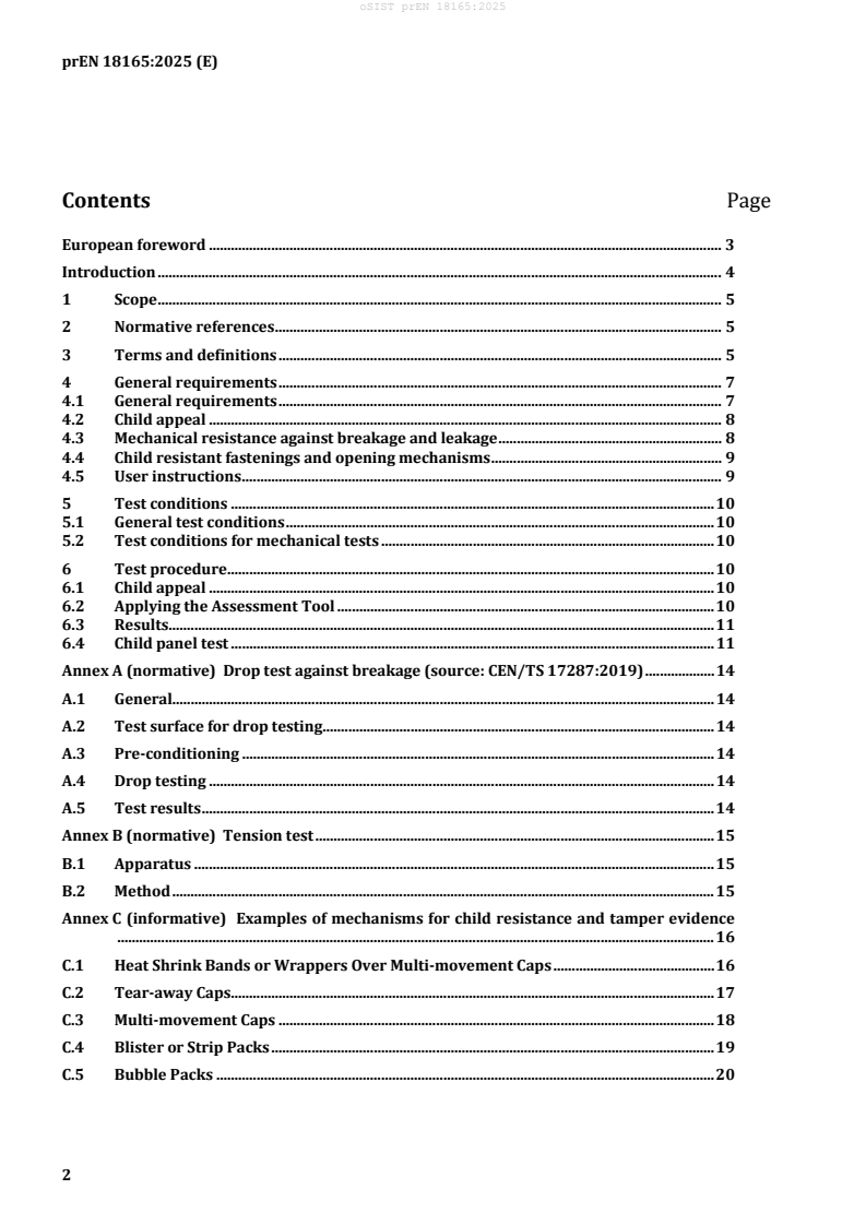 prEN 18165 prEN 18165:2025 - Page 4 preview