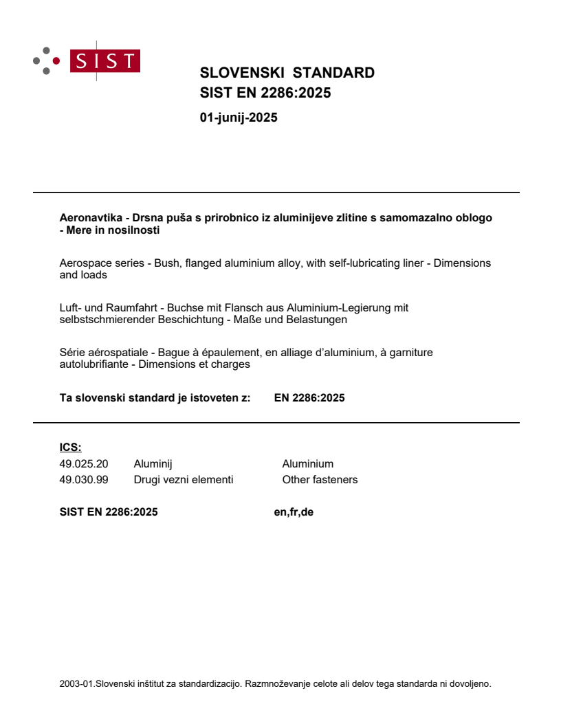 EN 2286:2025