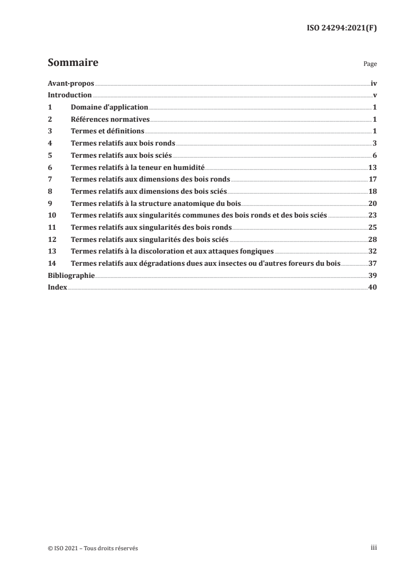 ISO 24294:2021 - Bois — Bois ronds et bois sciés — Vocabulaire
Released:12/8/2021