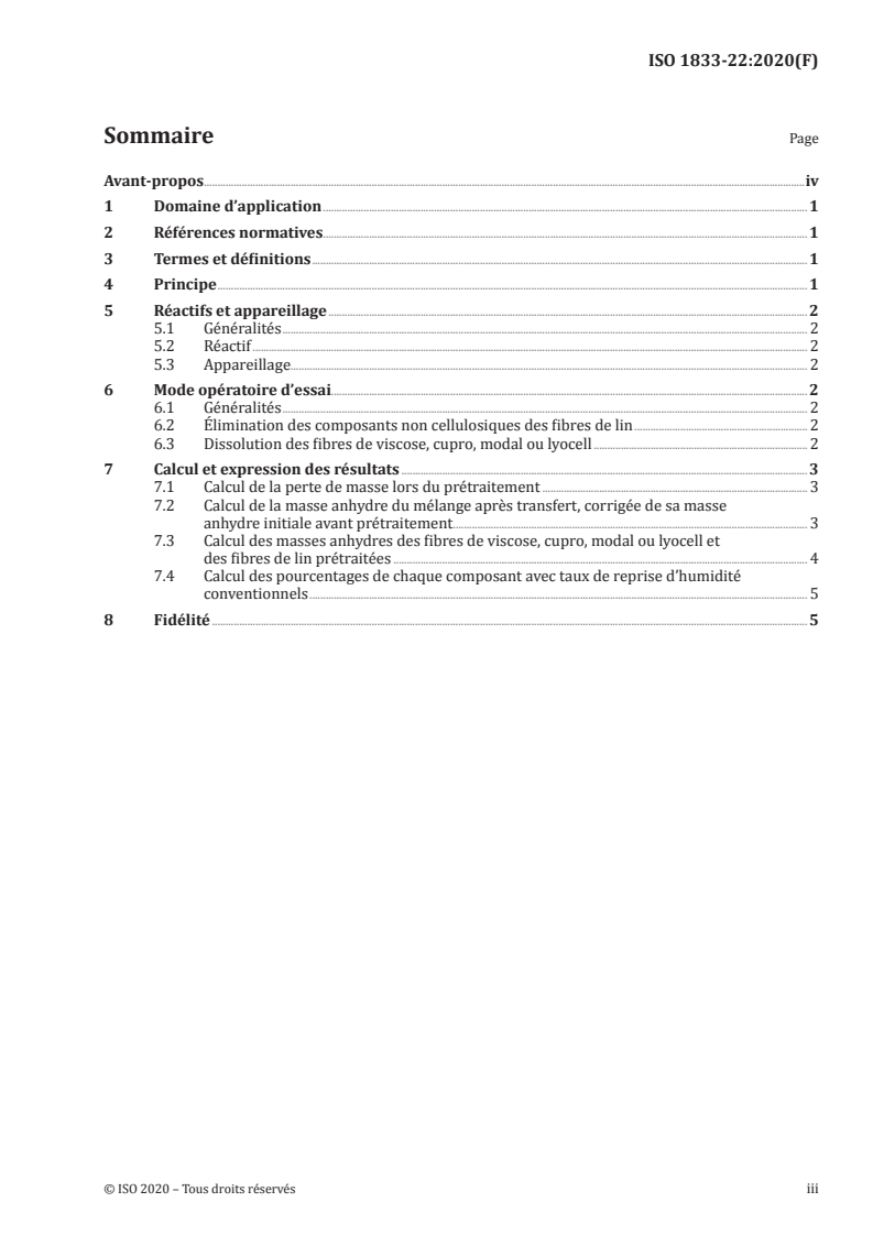 ISO 1833-22:2020 ISO 1833-22:2020 - Textiles — Analyse chimique quantitative — Partie 22: Mélanges de viscose ou de certains types de cupro, modal ou lyocell avec des fibres de lin (méthode à l’acide formique et au chlorure de zinc)
Released:12/8/2020