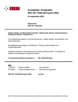 EN 17446:2021/FprA1 EN 17446:2021/oprA1:2023 - Page 1 preview