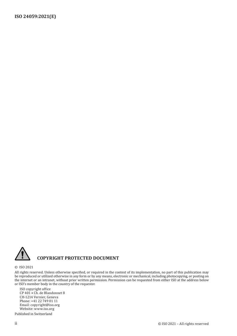 ISO 24059:2021 ISO 24059:2021 - Ships and marine technology — Anchor chain releasers
Released:10/19/2021 - Page 2 preview