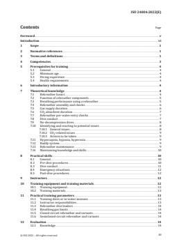 ISO 24804:2022 - Recreational diving services — Requirements for rebreather diver training — No-decompression diving
Released:30. 08. 2022 - Page 3 preview