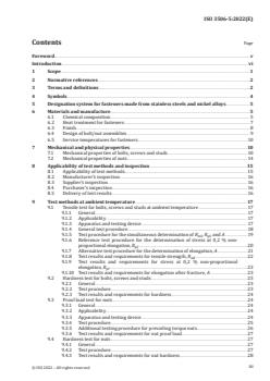 ISO 3506-5:2022 ISO 3506-5:2022 - Fasteners — Mechanical properties of corrosion-resistant stainless steel fasteners — Part 5: Special fasteners (also including fasteners from nickel alloys) for high temperature applications
Released:4/29/2022 - Page 3 preview