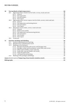 ISO 3506-5:2022 ISO 3506-5:2022 - Fasteners — Mechanical properties of corrosion-resistant stainless steel fasteners — Part 5: Special fasteners (also including fasteners from nickel alloys) for high temperature applications
Released:4/29/2022 - Page 4 preview