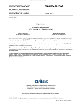 EN 61184:2018/A2:2024 - Page 3 preview