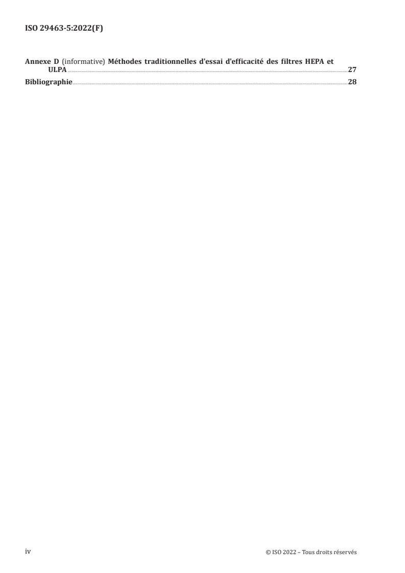 ISO 29463-5:2022 ISO 29463-5:2022 - High-efficiency filters and filter media for removing particles in air — Part 5: Test method for filter elements
Released:3/31/2022 - Page 4 preview