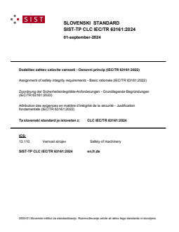 TP CLC IEC/TR 63161:2024 - BARVE - Page 1 preview