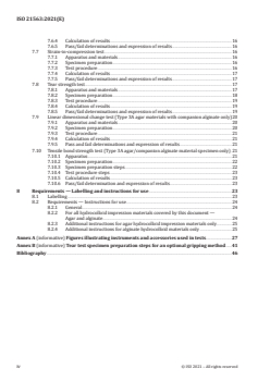 ISO 21563:2021 - Dentistry — Hydrocolloid impression materials
Released:8/31/2021 - Page 4 preview