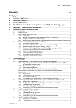 ISO 21563:2021 - Médecine bucco-dentaire — Produits pour empreintes à base d'hydrocolloïdes
Released:8/31/2021 - Page 3 preview