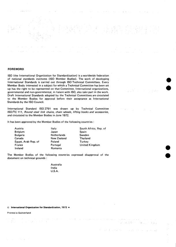 ISO 2791:1973 ISO 2791:1973 - Bow shackles - Page 2 preview