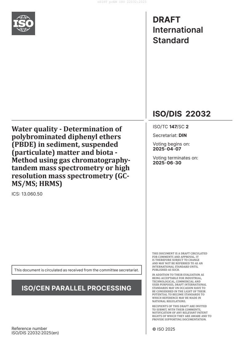 prEN ISO 22032:2025
