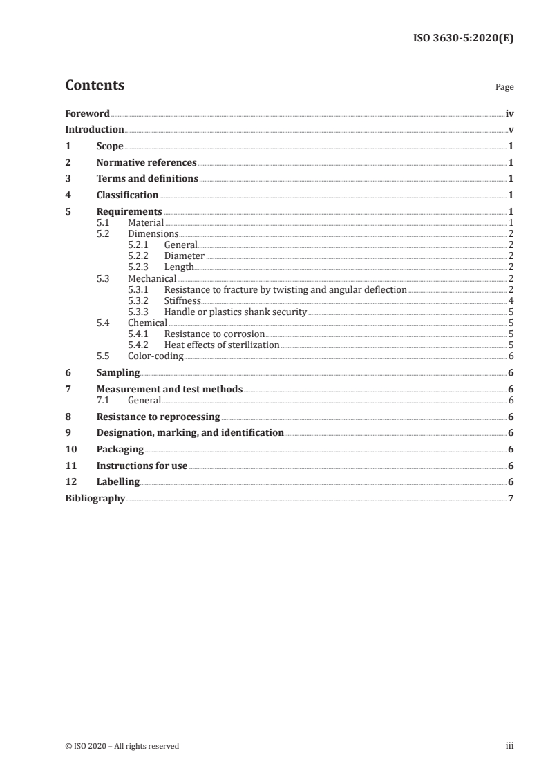 ISO 3630-5:2020 - Dentistry — Endodontic instruments — Part 5: Shaping and cleaning instruments
Released:8/25/2020