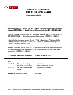 SIST EN IEC 61784-2-0:2023 SIST EN IEC 61784-2-0:2023 - BARVE - Page 1 preview
